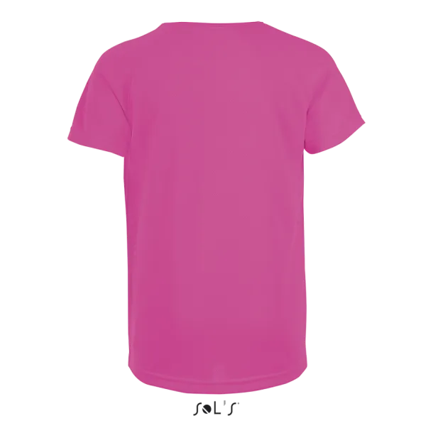 SOL'S SPORTY KIDS - RAGLAN-SLEEVED T-SHIRT - SOL'S Neon Pink 2