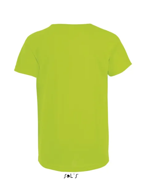 SOL'S SPORTY Dječja majica kratkih rukava, 140 g/m2 - SOL'S Neon Green