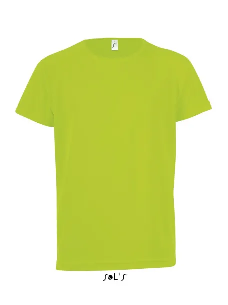 SOL'S SPORTY Dječja majica kratkih rukava, 140 g/m2 - SOL'S Neon Green