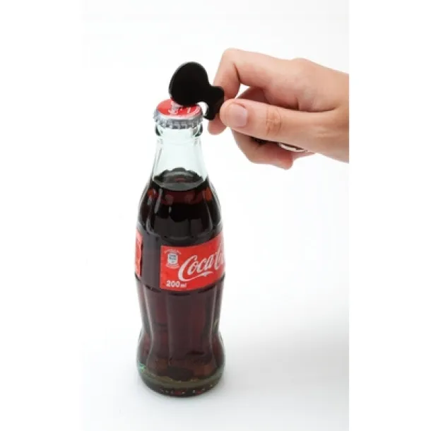  Keyring, bottle opener "electric guitar" Crna