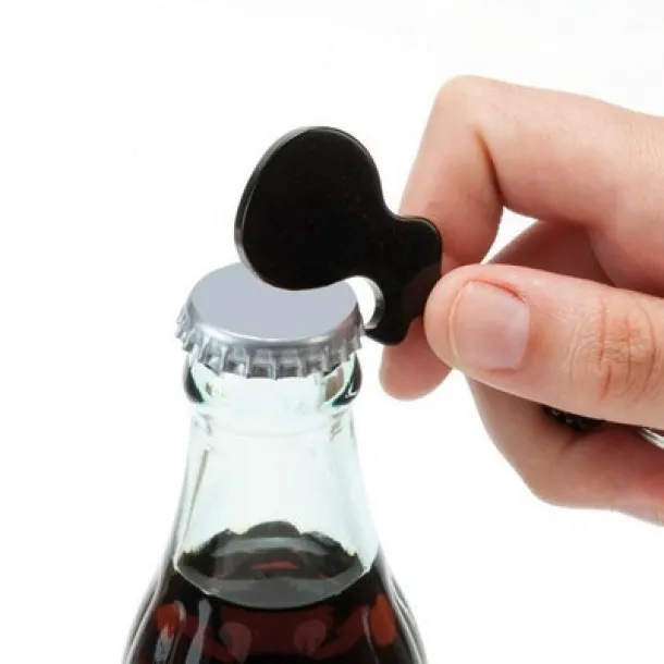  Keyring, bottle opener "electric guitar" black