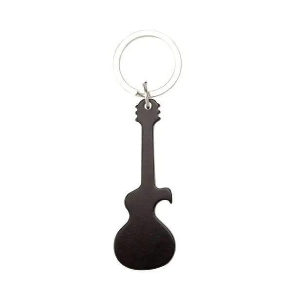  Keyring, bottle opener "electric guitar" Crna