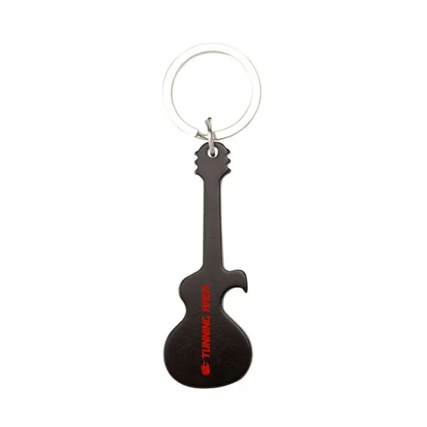  Keyring, bottle opener "electric guitar" Crna