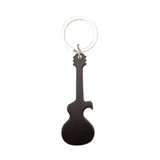  Keyring, bottle opener "electric guitar" black