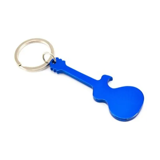  Keyring, bottle opener "electric guitar" navy blue