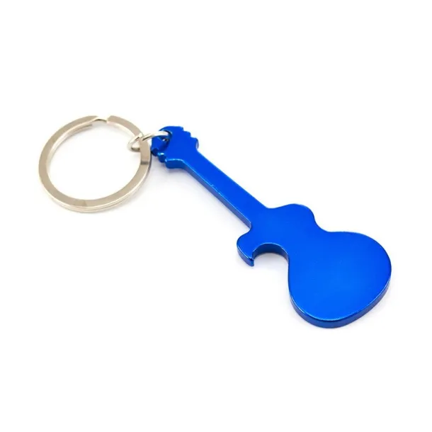  Keyring, bottle opener "electric guitar" navy blue