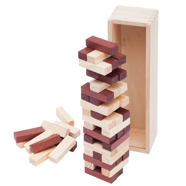 TOWER wooden game Brown