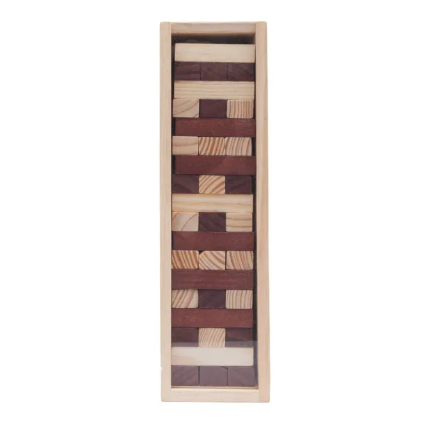 TOWER wooden game Brown