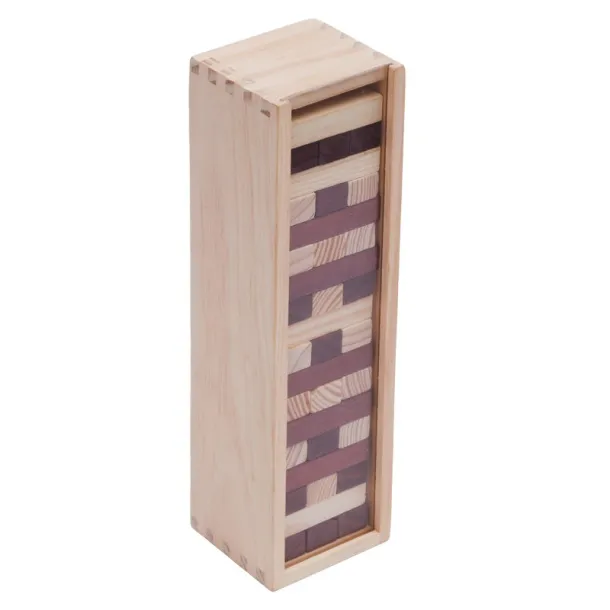 TOWER wooden game Brown