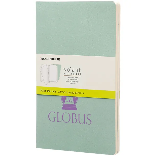 Moleskine Volant Journal L - plain - Moleskine Mint green
