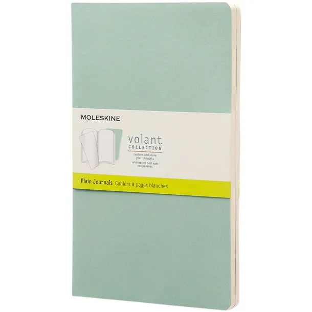 Moleskine Volant Journal L - plain - Moleskine Mint green