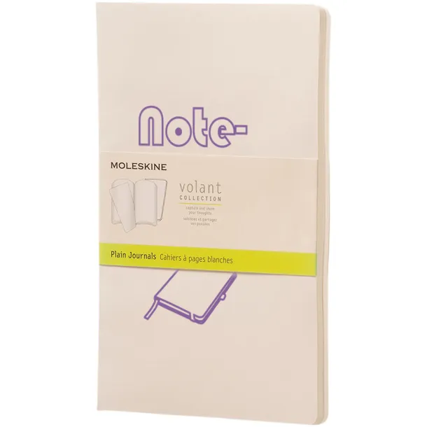 Moleskine Volant Journal L - plain - Moleskine White
