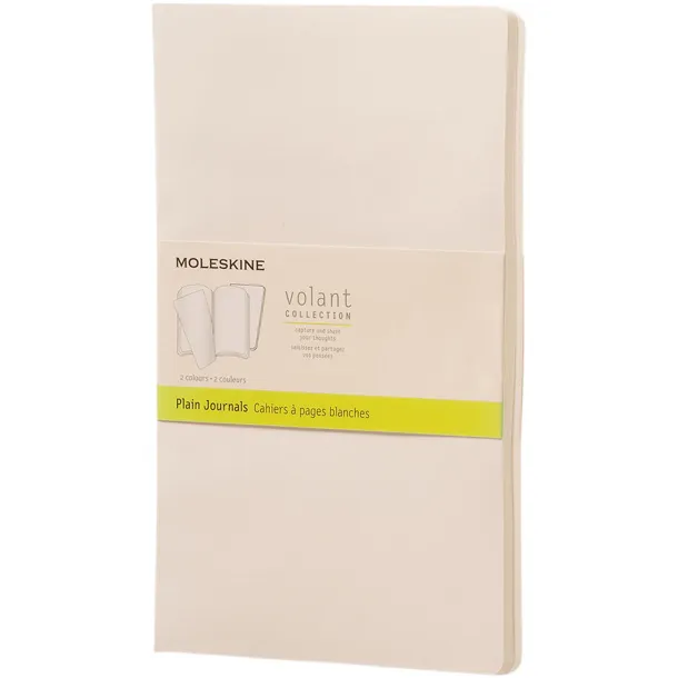 Moleskine Volant Journal L - plain - Moleskine White