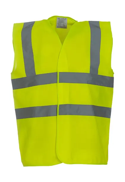  Fluo 2 Band + Brace Waistcoat - Yoko Fluo Yellow