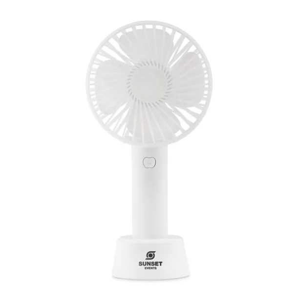 DINI USB desk fan with stand  White