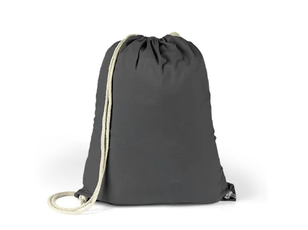 MELON COLOR 140 Cotton backpack, 140 g/m2 - BRUNO Gray