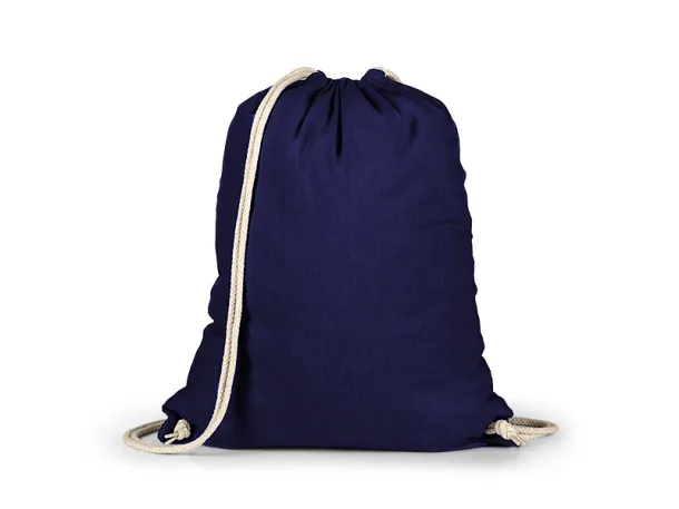 MELON COLOR 140 Cotton backpack, 140 g/m2 - BRUNO Blue