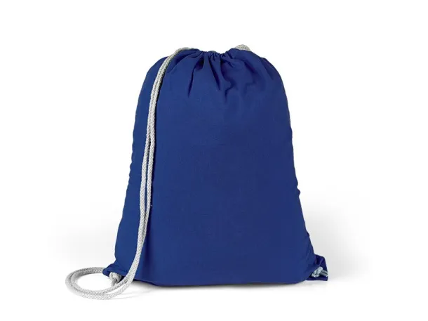 MELON COLOR 140 Cotton backpack, 140 g/m2 - BRUNO Royal blue