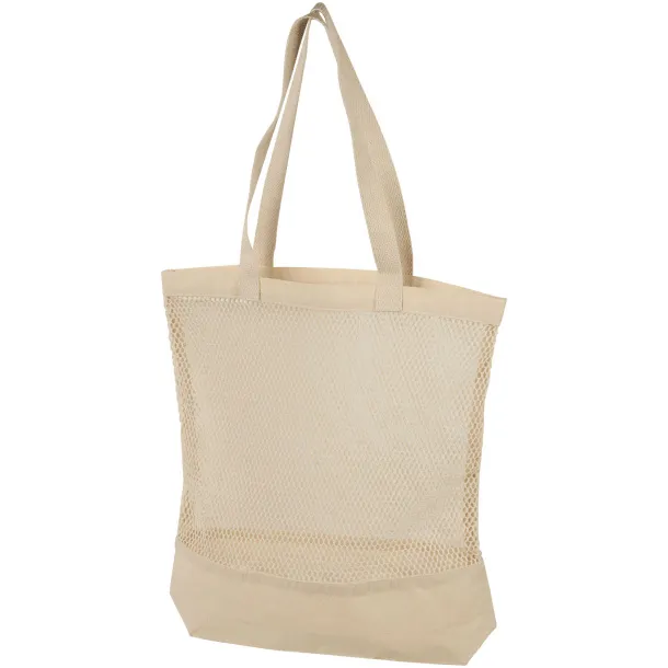 Maine mesh cotton tote bag, 170 g/m2 Natural