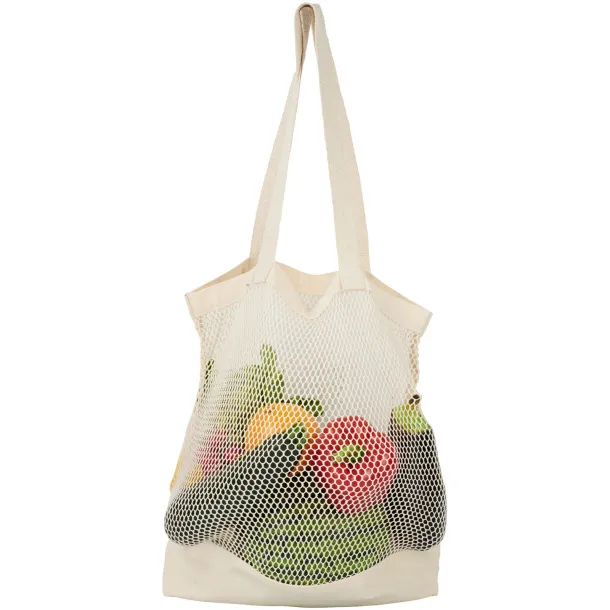 Maine mesh cotton tote bag, 170 g/m2 Natural
