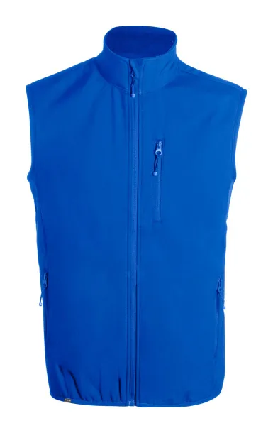 Shelles RPET softshell vest Blue