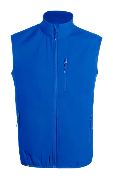 Jandro RPET softshell prsluk Plava