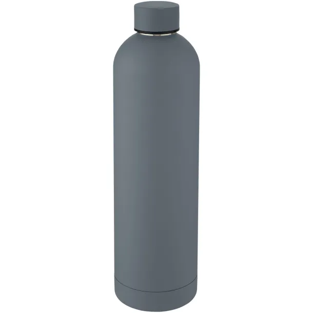 Spring 1 L copper vacuum insulated bottle Dark grey