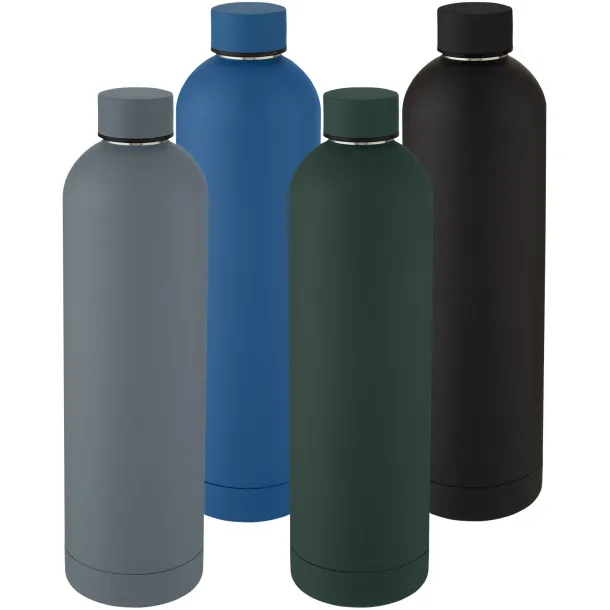 Spring 1 L copper vacuum insulated bottle Dark grey