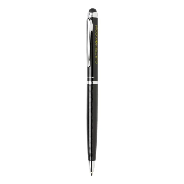  Swiss Peak deluxe stylus pen - Swiss Peak Black Silver