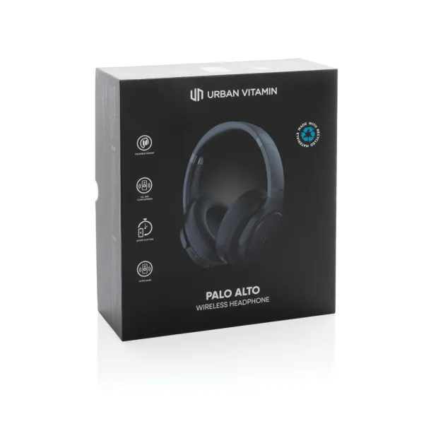  Urban Vitamin Palo Alto RCS rplastic headphone - Urban Vitamin Black 