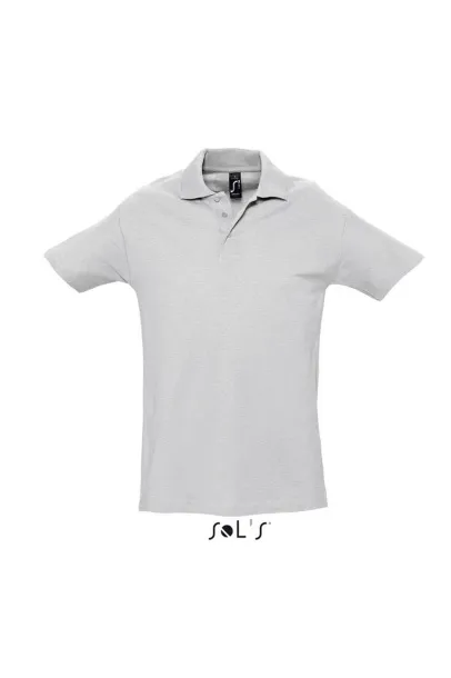  SOL'S SPRING II muška polo pique majica kratkih rukava, 210 g/m2 - SOL'S Pepeljasta