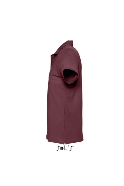  SOL'S SPRING II muška polo pique majica kratkih rukava, 210 g/m2 - SOL'S burgundac