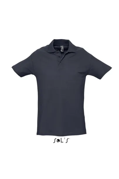  SOL'S SPRING II muška polo pique majica kratkih rukava, 210 g/m2 - SOL'S Mornarsko plava