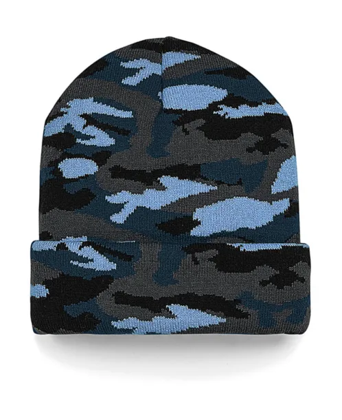  Camo Cuffed Beanie - Beechfield Twilight Camo