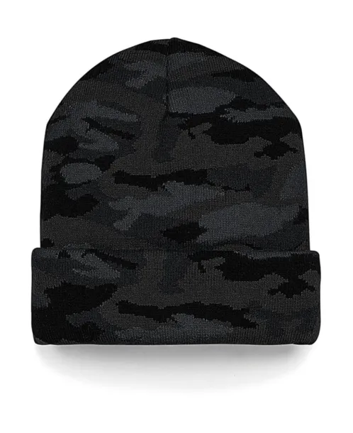  Camo Cuffed Beanie - Beechfield Midnight Camo