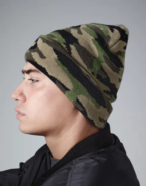  Camo Cuffed Beanie - Beechfield