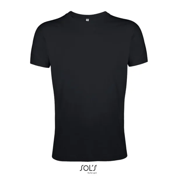 REGENT FIT MEN TSHIRT-150g deep black