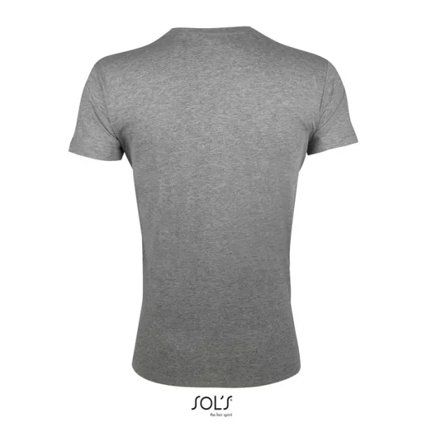 REGENT FIT MEN TSHIRT-150g Grey Melange