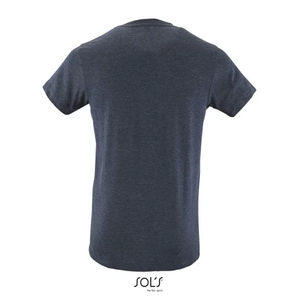 REGENT FIT MEN TSHIRT-150g Heather Denim