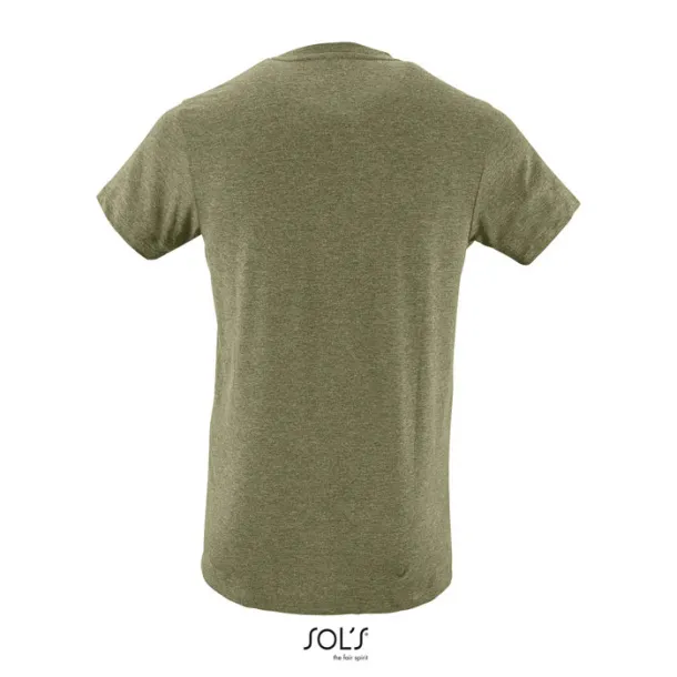 REGENT FIT MEN TSHIRT-150g Heather Khaki