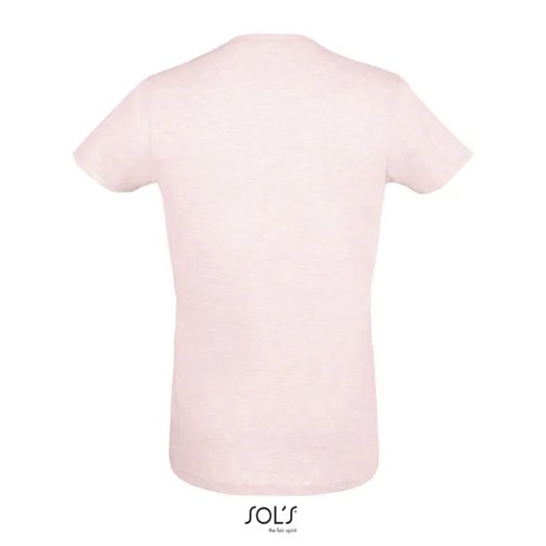 REGENT FIT MEN TSHIRT-150g heather pink