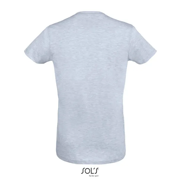 REGENT FIT MEN TSHIRT-150g heather sky