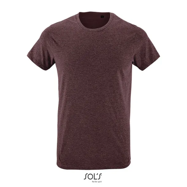 REGENT FIT MEN TSHIRT-150g Heather Oxblood