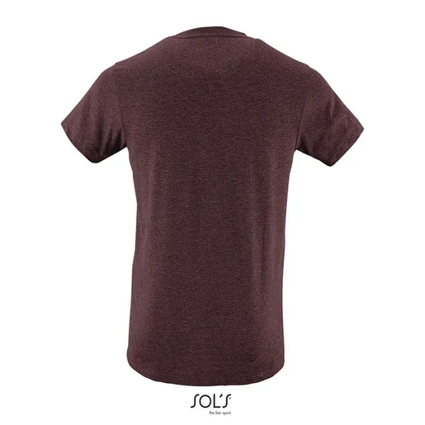 REGENT FIT MEN TSHIRT-150g Heather Oxblood