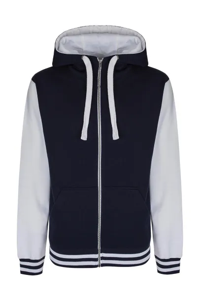  Active Zip Hoodie - FDM Navy Bijela