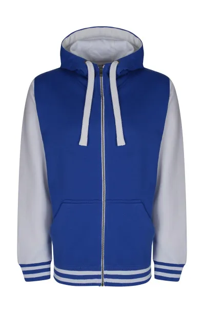  Active Zip Hoodie - FDM Kraljevski plava Bijela