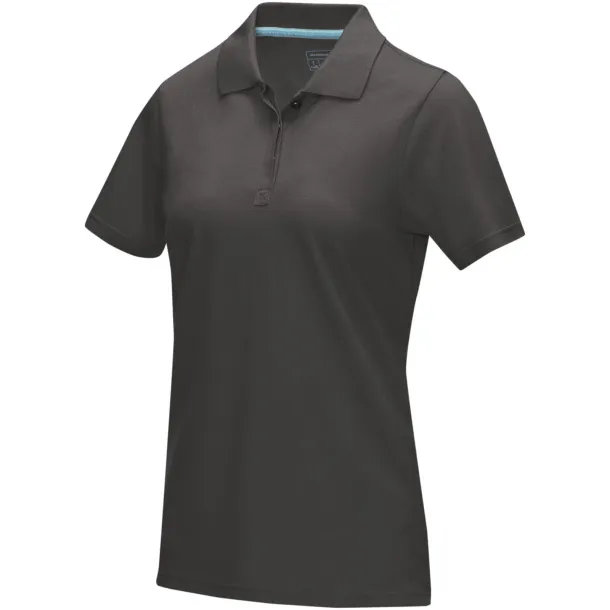 Graphite GOTS organska ženska polo majica kratkih rukava, 180 g/m2 - Elevate NXT Storm grey