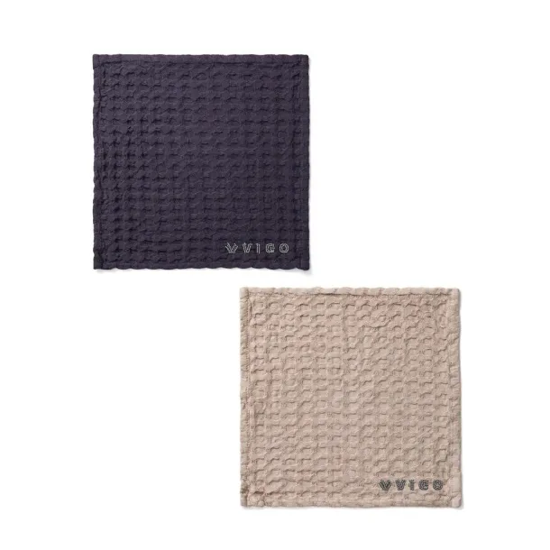  VINGA Cromer waffle dish cloth, 2 pcs - Vinga Black 