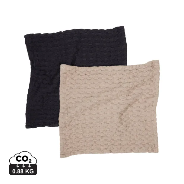  VINGA Cromer waffle dish cloth, 2 pcs - Vinga Black 