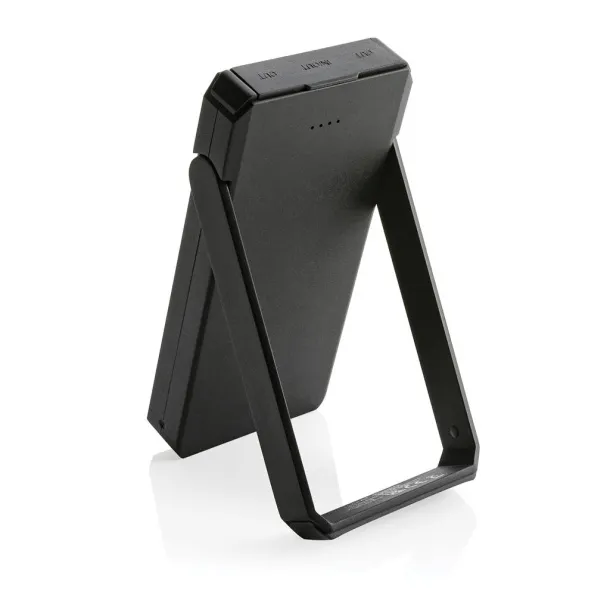  Skywave solarna prijenosna baterija od RCS reciklirane plastike, 10 000 mAh - XD Xclusive Crna